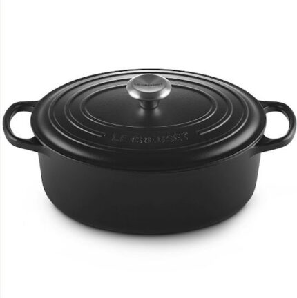 Le Creuset Signature Roaster oval 35cm black Schwarz (21178350000430)