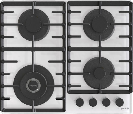 xlarge_20240626162850_gorenje_gtw642syw_estia_ygraeriou_aytonomi_60x52ek.jpeg Gorenje GTW642SYW White Built-in 60 cm Gas 4 zone(s) - Image 1