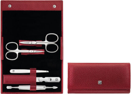 ZWILLING Manicure & Pedicure Set 5pcs with Nail Scissors, leather