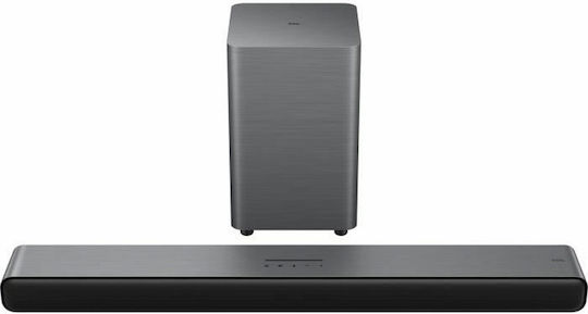 TCL S S55H Class 2.1 Channel Sound Bar with Dolby Atmos  Wireless Subwoofwer  and Bluetooth Music Streaming - Image 1