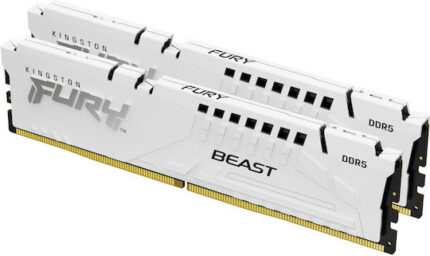 Pamięć DDR5 Fury Beast 32GB(2*16GB)/5200 CL40 biała