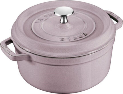 Staub La Cocotte 20cm Round Cast Iron, Cherry Blossom