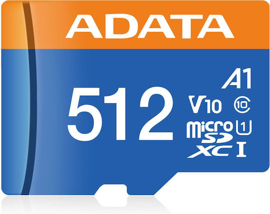 xlarge_20240808171153_adata_premier_microsdxc_512gb_class_10_u1_v10_a1_uhs_i.jpeg ADATA CARD MICROSDHC 512GB UHS-I CL10 100/20 MB/s W/1 Adap. - Image 1