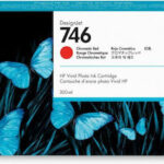HP Ink No 746 HP746 HP 746 Chromatic Red (P2V81A)