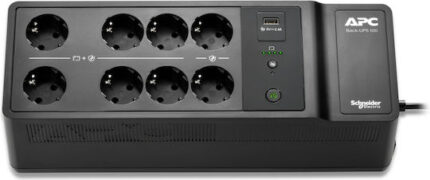 APC Back-UPS Line-Interactive 500VA 300W με 8 Schuko Πρίζες
