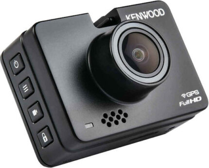 Kenwood DRVA310W Car Digital Video Recorder with 1080P Video Resolution with Screen 2 Wi-Fi GPS