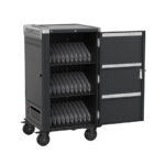 Ewent EW1700 portable device management cart/cabinet Black  Grey