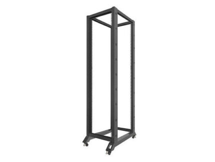 Lanberg Επιδαπέδια Καμπίνα Rack 42U Μαύρο
