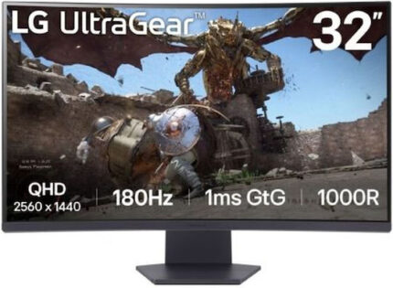 LG Monitor Ultragear Gaming 32GS60QC-B 32GS60QCB (32GS60QC-B.AEUQ)