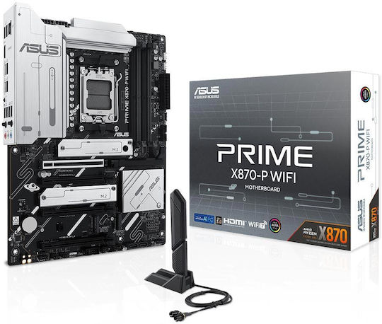 xlarge_20241003110230_asus_prime_x870_p_wifi_motherboard_atx_me_amd_am5_socket.jpeg ASUS Prime X870-P WIFI AMD X870 Motherboard AM5 Socket ATX - Image 1