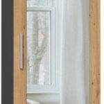 Topeshop DUO SZAFA ANT/ART KP bedroom wardrobe/closet 2 shelves 1 door(s)