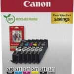 Canon PGI-530 / CLI-531 Photo Value Pack PGBK/C/M/Y/BK/GY