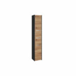 Topeshop S33 ANTRACYT/ARTISAN bathroom storage cabinet Oak