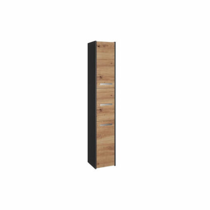 Topeshop S33 ANTRACYT/ARTISAN bathroom storage cabinet Oak