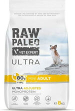 VETEXPERT Raw Paleo Ultra Mini Adult Turkey - dry dog ??food - 8 kg