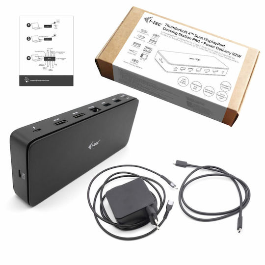 xlarge_20241108143825_i_tec_thunderbolt_4_docking_station_me_hdmi_4k_pd_ethernet_mayro_tb4dualdpdockpdpro.jpeg i-tec Thunderbolt 4 Docking Station with HDMI 4K PD Ethernet Black (TB4DUALDPDOCKPDPRO) - Image 1