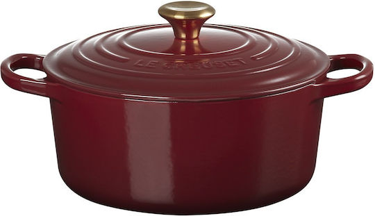 xlarge_20241122135941_le_creuset_signature_vathia_katsarola_31cm.jpeg Le Creuset Signature Casserole oval 31 cm garnet - Image 1