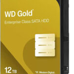Western Digital Gold 12TB HDD Hard Drive 3.5" SATA III 7200rpm with 512MB Cache for Server WD122KRYZ