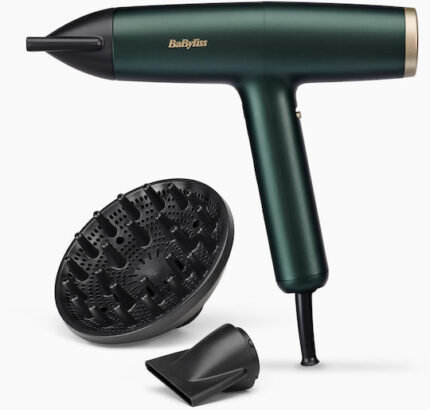 BaByliss Air Power Pro hair dryer 1700 W Gold  Green