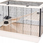INTER-ZOO Hugo Wood beige - cage for rodents - 78 x 48 x 58cm