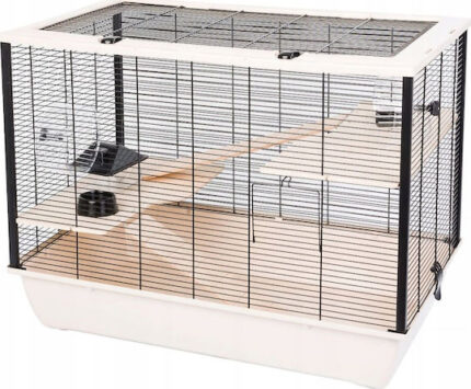 INTER-ZOO Hugo Wood beige - cage for rodents - 78 x 48 x 58cm