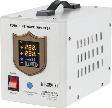 KEMOT PROsinus-500 emergency power supply – a pure sine wave inverter with a 12V charging function  230V  500VA/300W