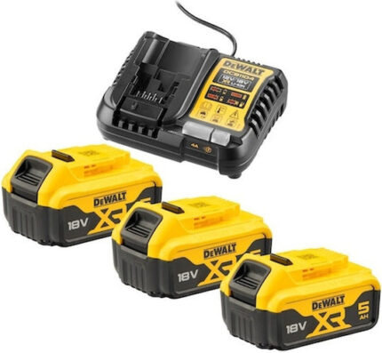 DeWalt DCB1104P3-QW 3x 18V 5Ah Battery Set