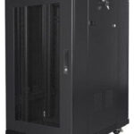 Lanberg Floor Rack Cabinet 22U Black
