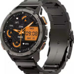 MaxCom FW110 Titan Chronos Titanium Smartwatch with SIM and Heart Rate Monitor (Black)