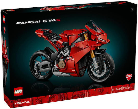 xlarge_20250221162206_lego_technic_ducati_panigale_v4_s_motorcycle_gia_18_eton_1603tmch_42202.jpeg LEGO Technic 42202 Ducati Panigale V4 S Motorcycle - Image 1