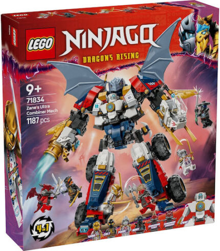 LEGO NINJAGO 71834 Zanes Ultra Combiner Mech