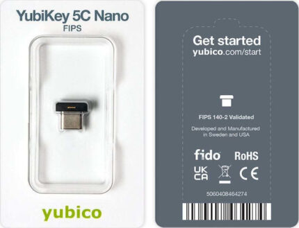 YUBICO YubiKey 5C Nano USB-C USBC Sicherheitsschlüssel (5060408464274)