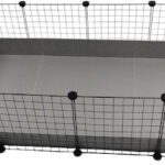 C&C Modular cage 4x2 145 x 75 cm silver