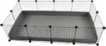 C&C Modular cage 4x2 145 x 75 cm silver
