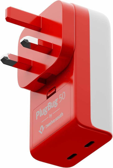Twelve South PlugBug 50W USB-C Wall Travel Charger with Find My - Image 1
