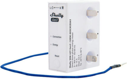Shelly 3EM-63T Gen3 single-channel energy meter