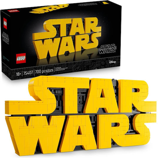 xlarge_20250430091233_lego_star_wars_brick_built_star_wars_gia_18_eton_700tmch_75407.jpeg LEGO Star Wars 75407 Brick-Built Star Wars Logo - Image 1