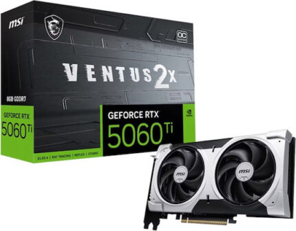 MSI VENTUS GeForce RTX 5060 TI 16G 2X OC PLUS NVIDIA 16 GB GDDR7