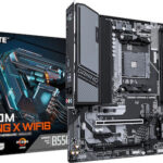 GIGABYTE B550M GAMING X WIFI6 Motherboard - AMD Ryzen 5000 CPUs  5+3 Phases VRM  up to 3200MHz DDR4  1xPCIe 4.0 + 1xPCIe 3.0 M.2  Wi-Fi 6  1GbE LAN  USB 3.2 Gen 1