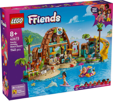 LEGO Friends Family Vacation Beach Resort For 8+ Age 1140 Pieces