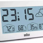 Braun BC 13 W DCF Digital Weather Station white