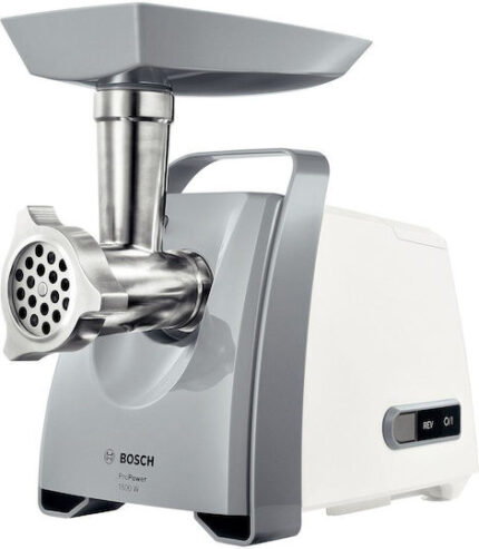 Bosch Μηχανή Άλεσης Κιμά 600W Λευκή
