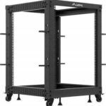 Lanberg Επιτοίχια Καμπίνα Rack 15U Μαύρο