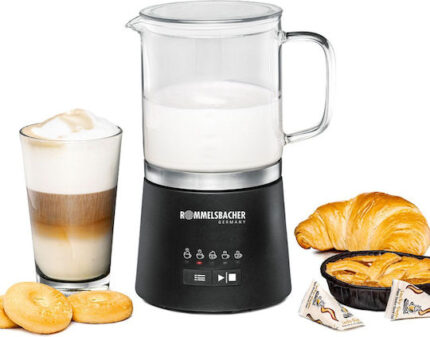 Rommelsbacher Milk Frother 500ml stainless steel black Schwarz MS 625 (MS 625)