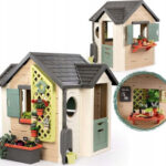 Smoby Παιδικό Σπιτάκι Κήπου Life Garden με Κουζινάκι Πολύχρωμο 132x128x135εκ.