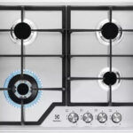 Electrolux Εστία Υγραερίου Αυτόνομη 59.5x51εκ. Ασημί