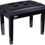 V-TONE ŁAWA 1 BK - height-adjustable piano bench  black