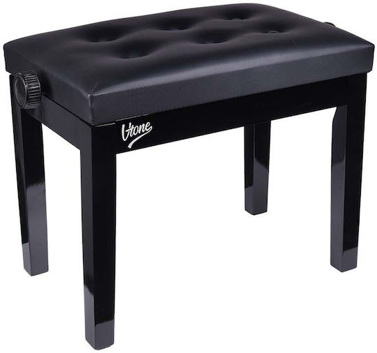 xlarge_20250623133217_v_tone_bench_skampo_pianou_rythmizomeno.jpeg V-TONE ŁAWA 1 BK - height-adjustable piano bench black - Image 1