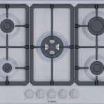 Bosch Serie 4 Natural Gas Cooktop Autonomous Inox 75x52εκ. Silver