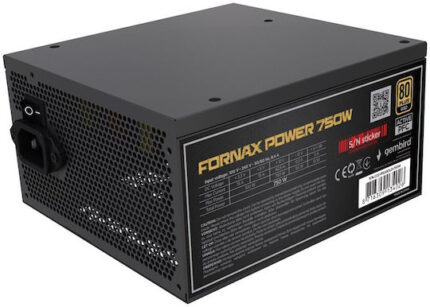 Gembird CCC-PSUGOLD-750W Power supply unit Fornax Power 750W active PFC 12cm fan 80+Gold